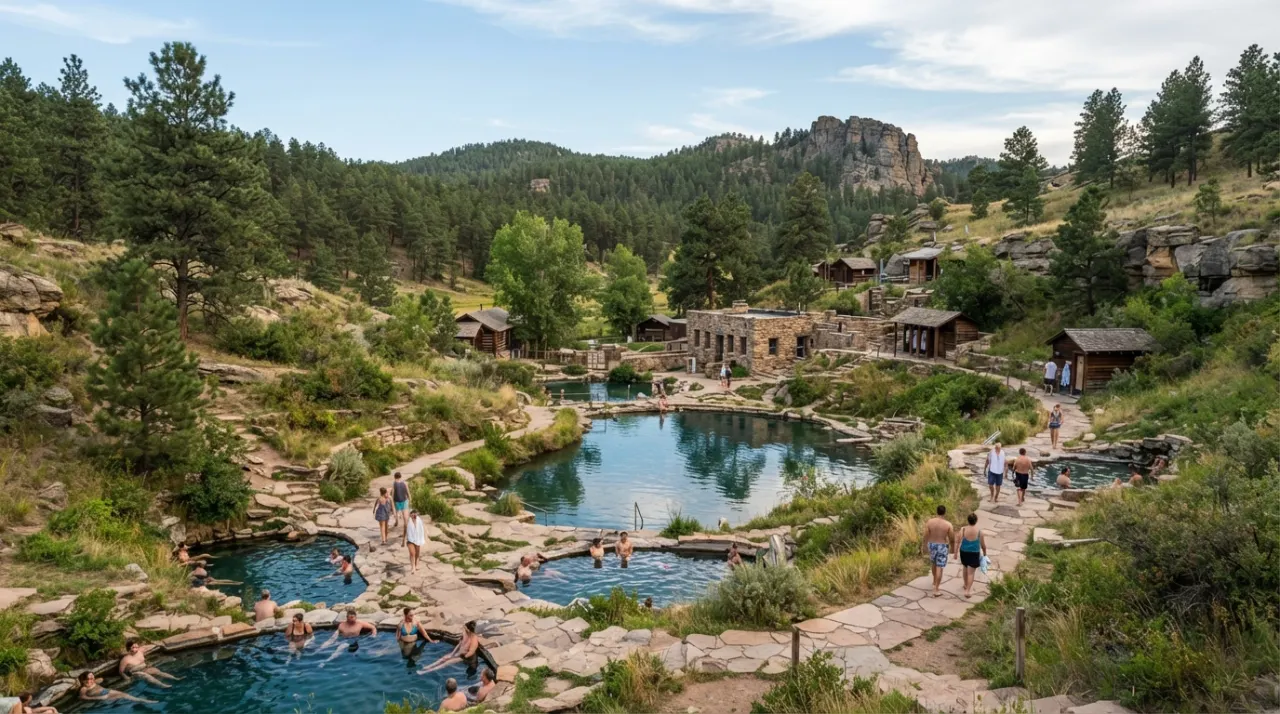 Moccasin Springs hot spring image