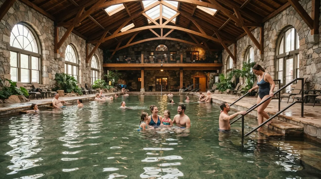 Evans Plunge Mineral Springs hot spring image