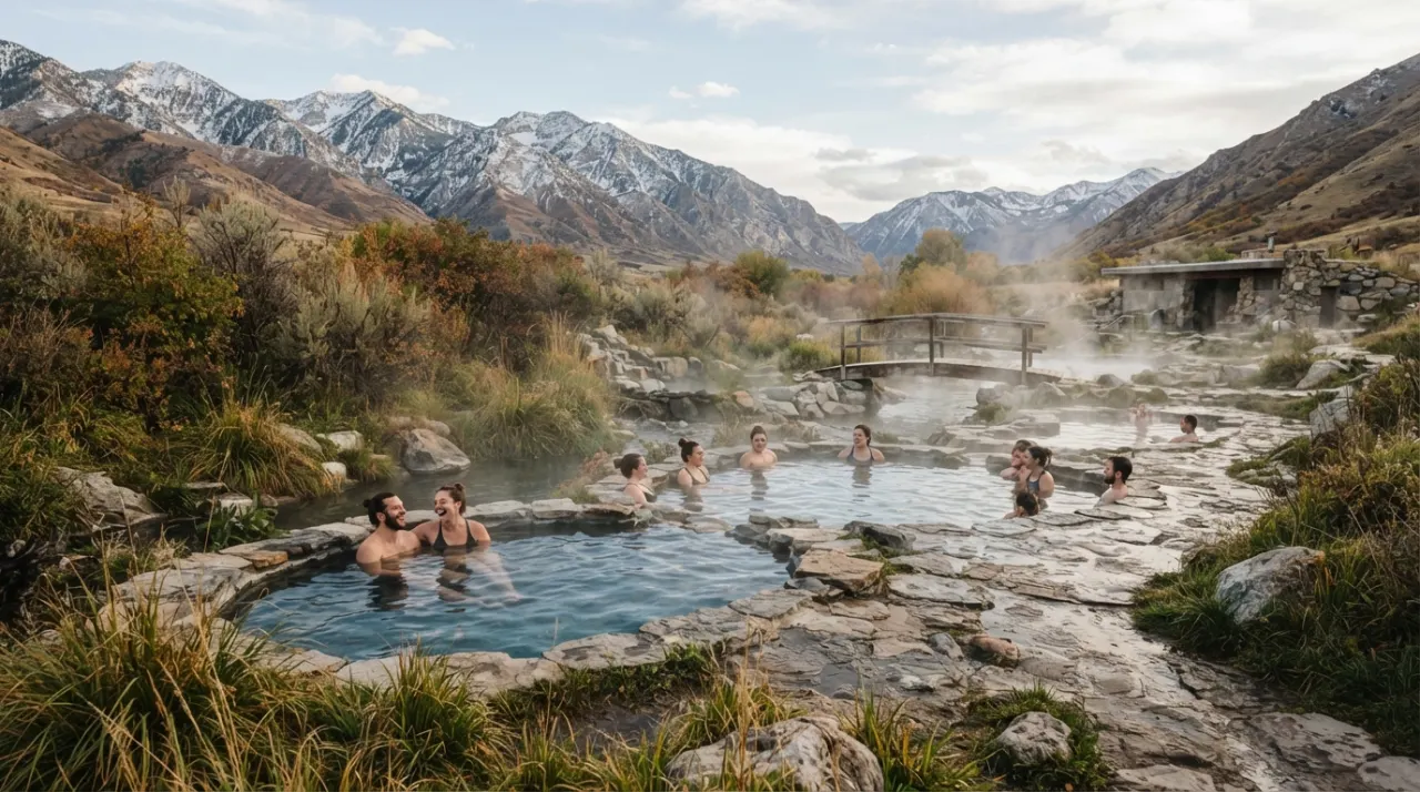 Crystal Hot Springs Utah hot spring image
