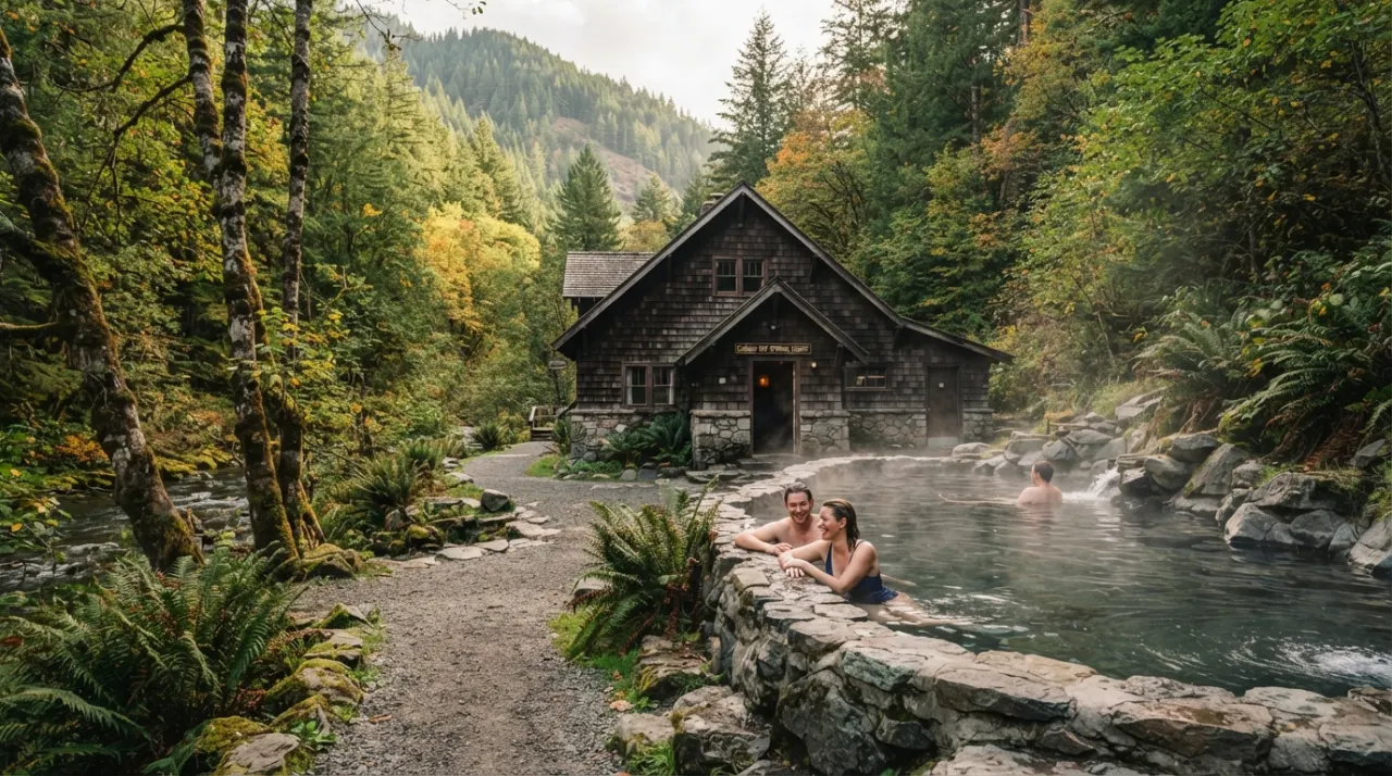 Carson Hot Springs Washington hot spring image