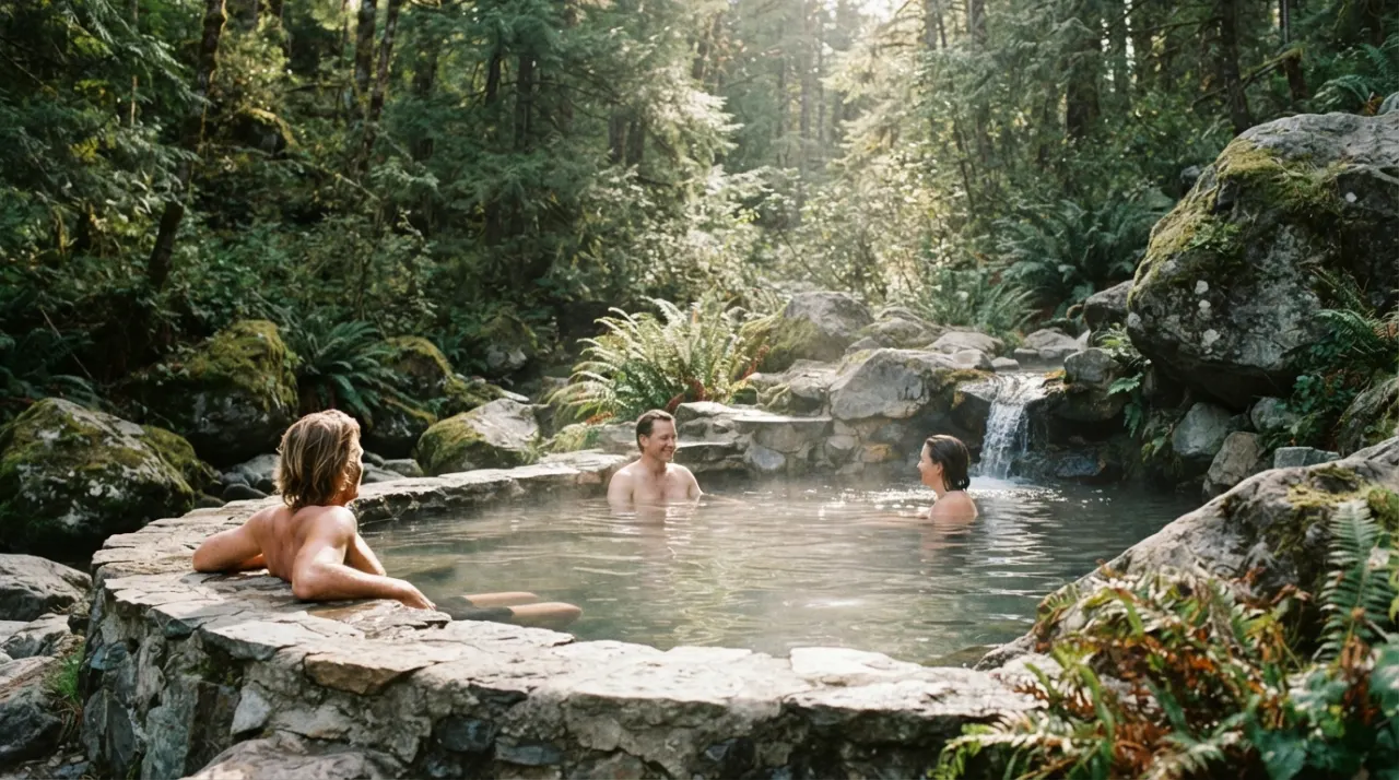 Clothing-Optional Hot Springs hot spring image
