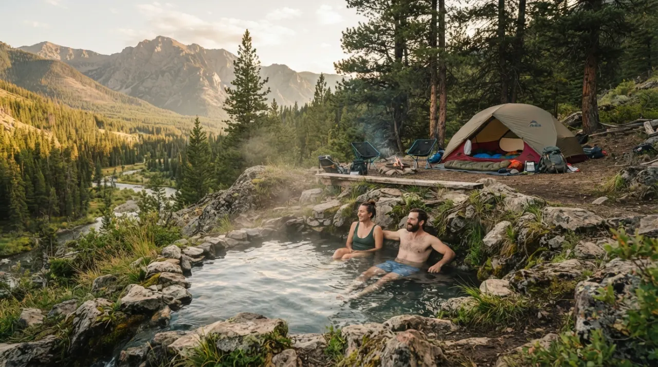 Hot Springs with Camping hot spring image