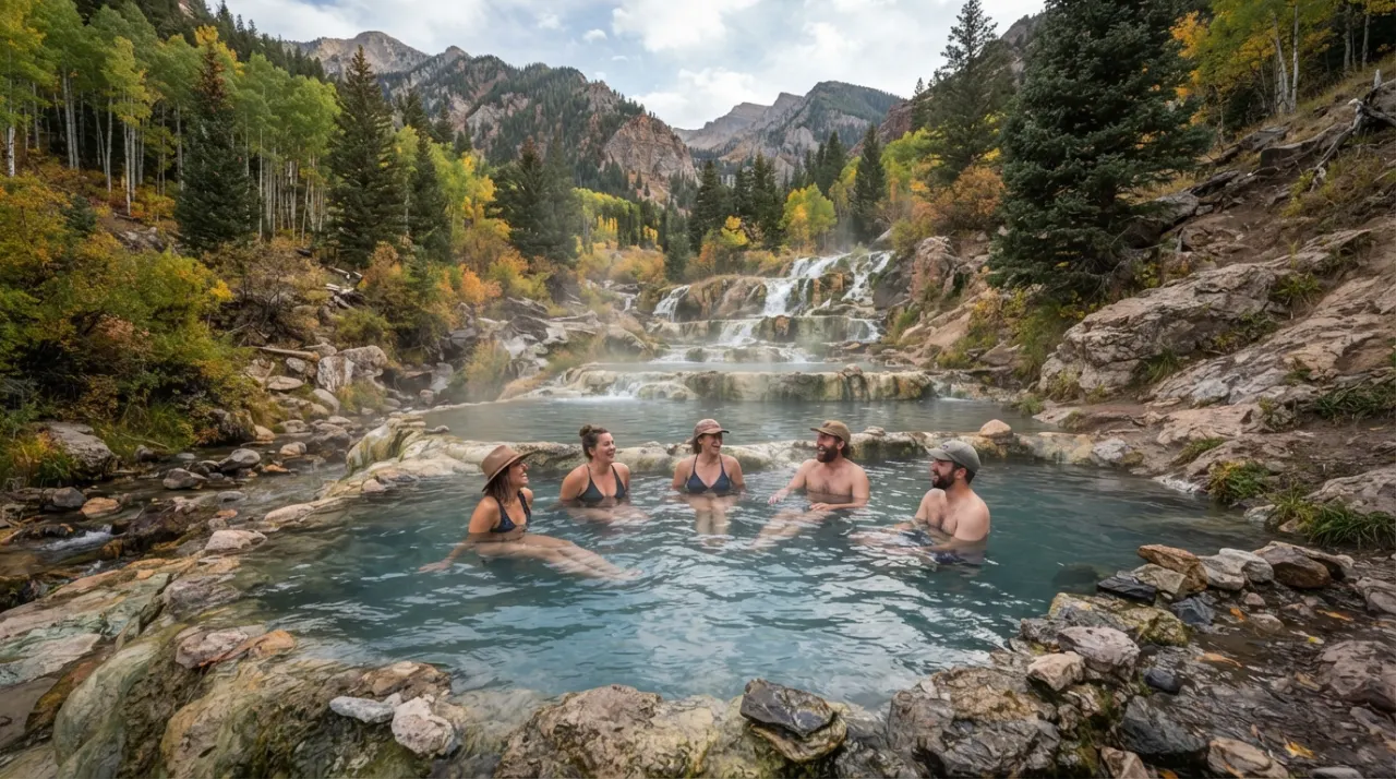Utah Hot Springs Guide hot spring image