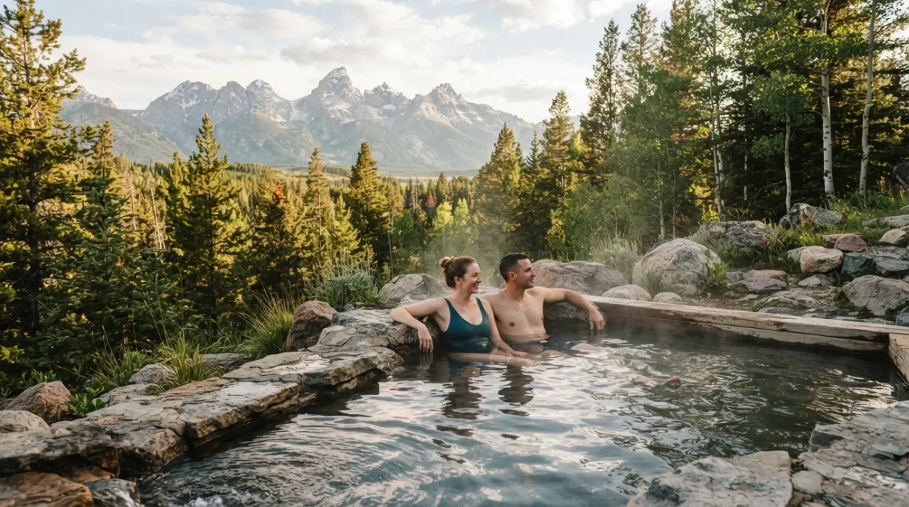 Wyoming Hot Springs Guide hot spring image