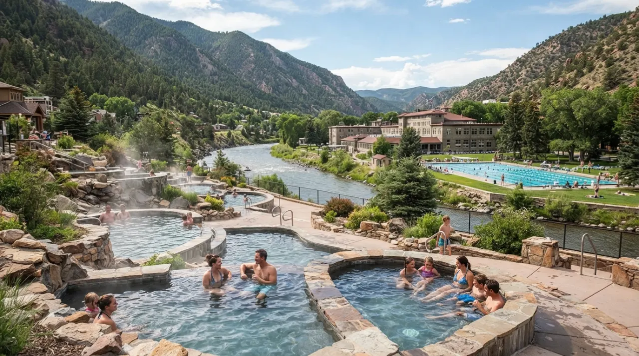 Glenwood vs Iron Mountain Hot Springs hot spring image