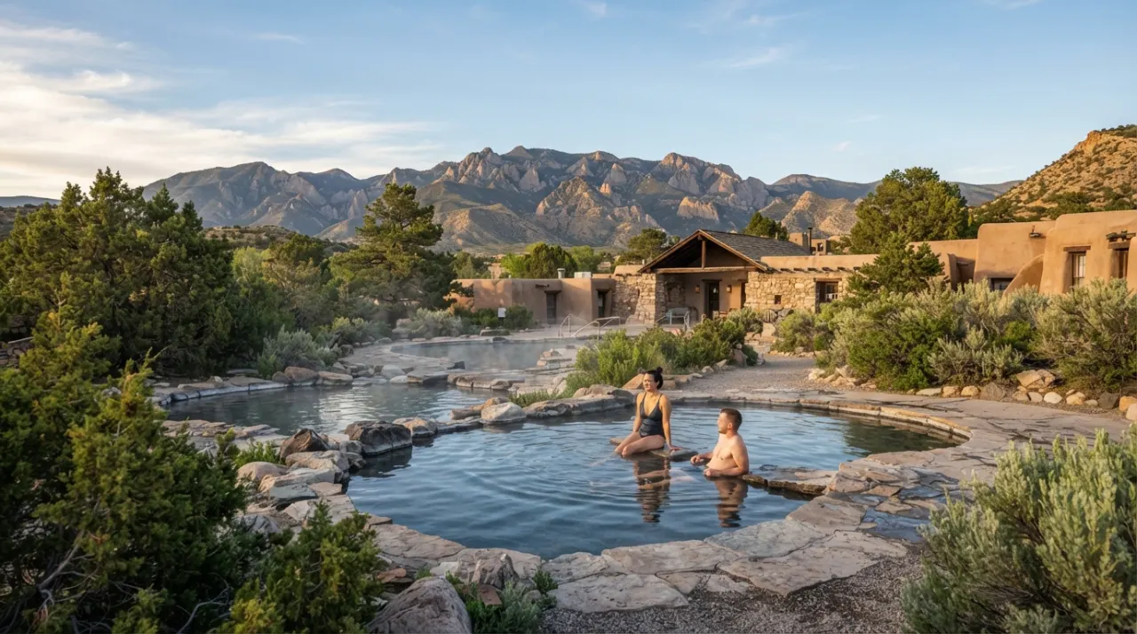 Ojo Caliente vs Ten Thousand Waves hot spring image