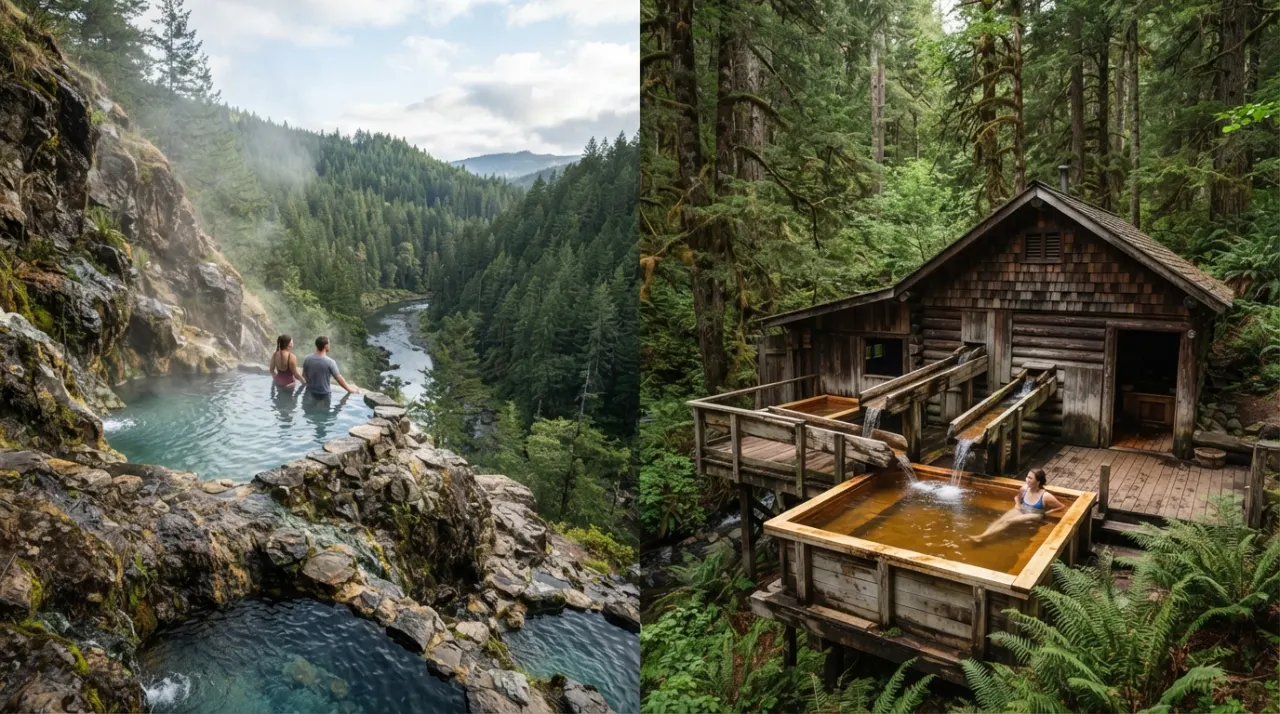 Umpqua vs Bagby Hot Springs hot spring image