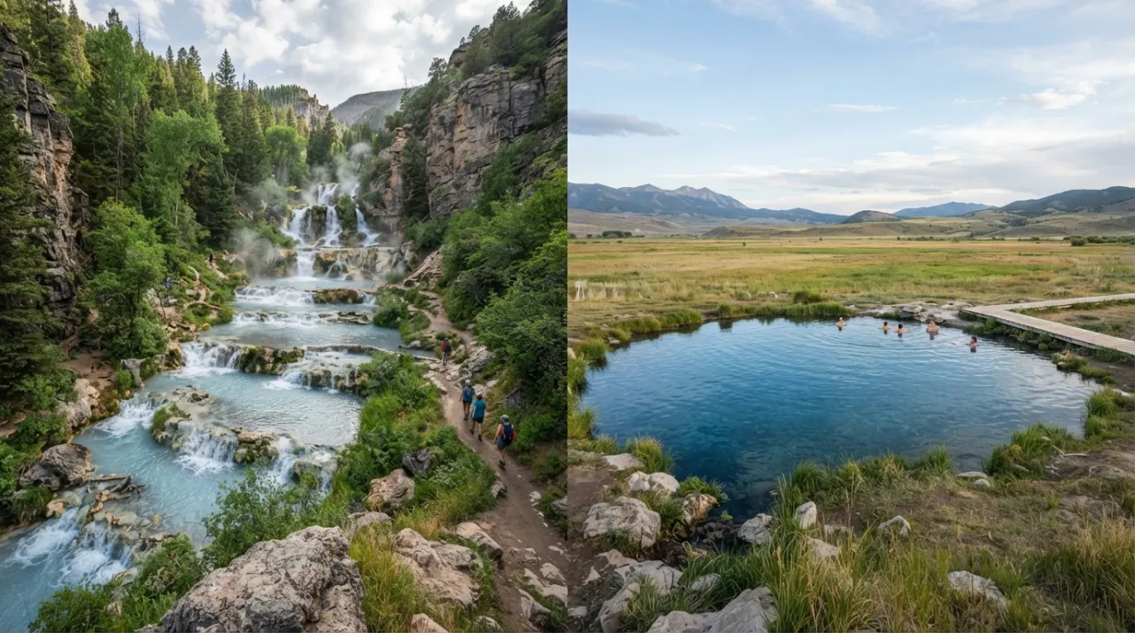 Fifth Water vs Meadow Hot Springs hot spring image