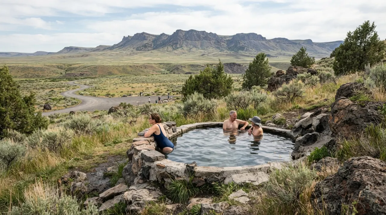 Hart Mountain Hot Springs hot spring image